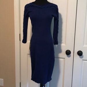 NWT Royal Blue Sweater Dress